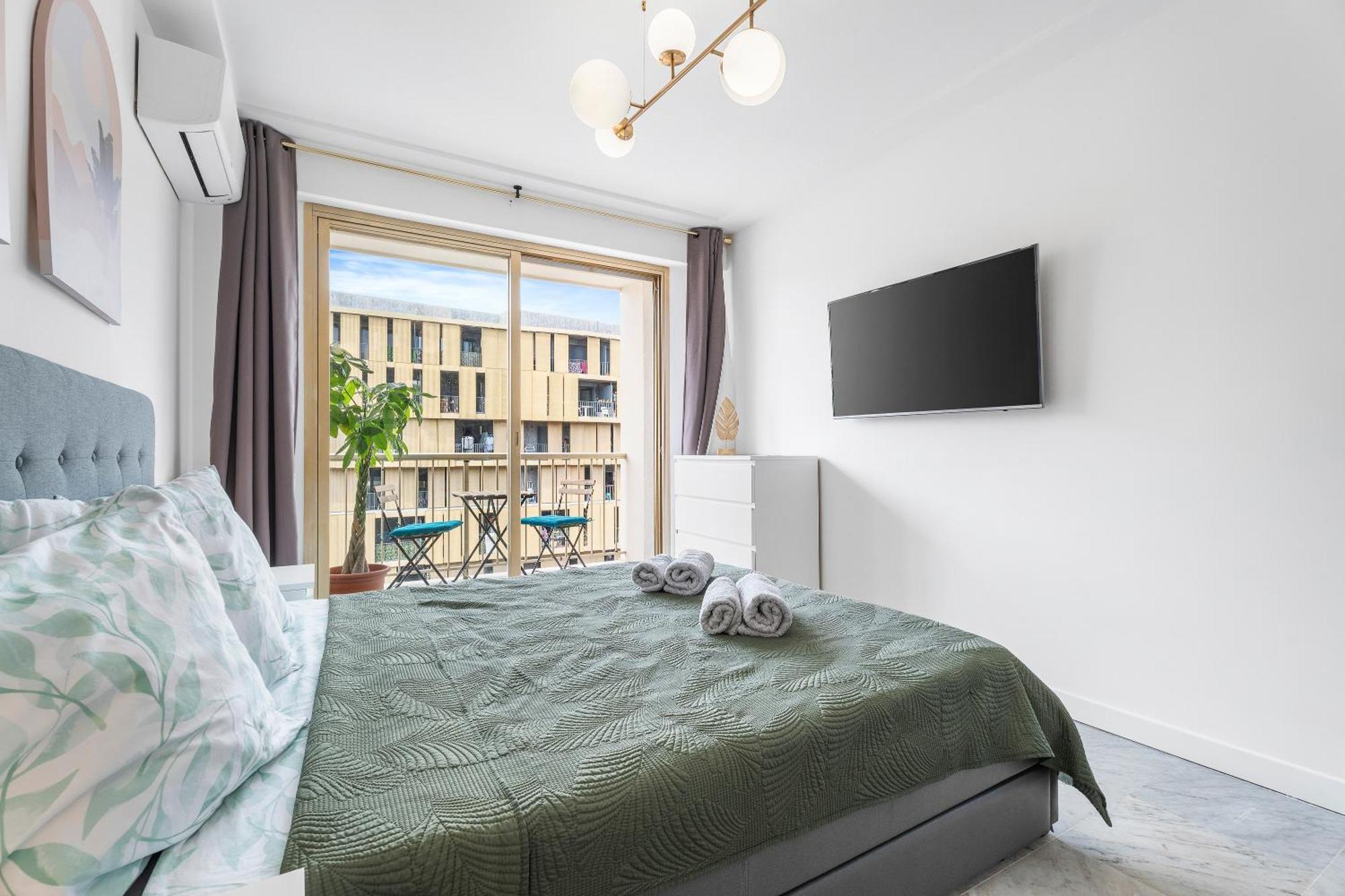 Elegant Studio Avec Terrasse Proche Mer Tramway ニース エクステリア 写真
